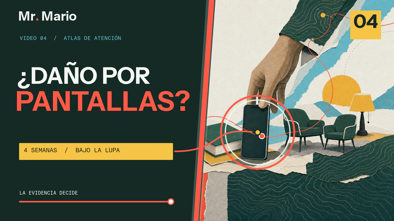 Collage editorial de una mano dejando un teléfono entre un libro, zapatos, plantas y espacios de conversación.